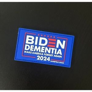 Dangerous Goods "Biden Dementia" 2024 Campaign Patch‎
